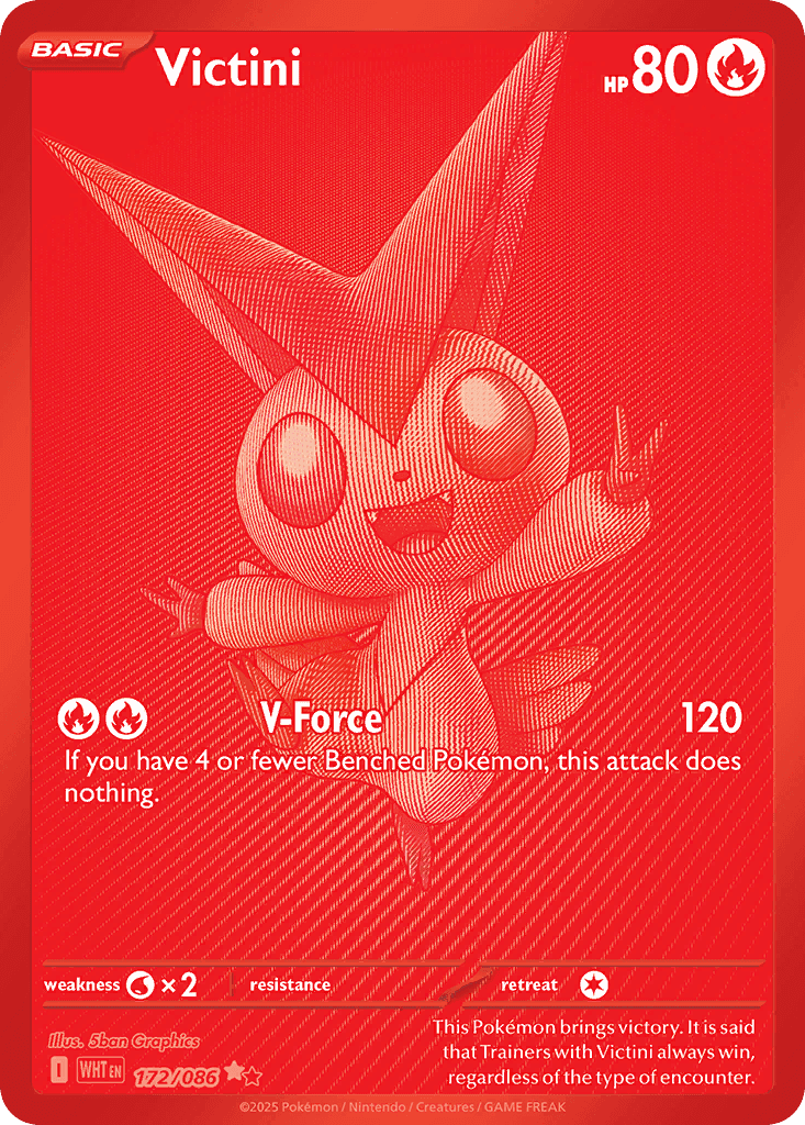 Card artwork for Victini #172